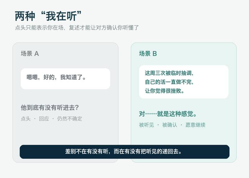 两种我在听的对比